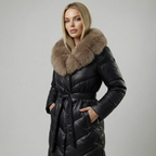 CHRISTINA™ | Elegante chaqueta con cuello de piel sintética