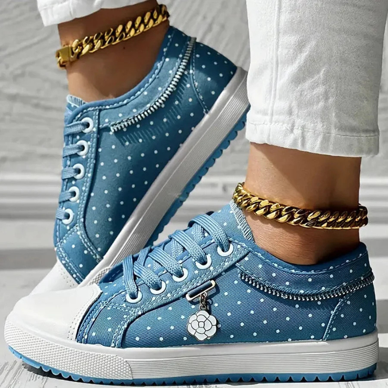 CARO | ELEGANTES ZAPATOS DEPORTIVOS DE MUJER CON DETALLES FLORALES
