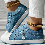 CARO | ELEGANTES ZAPATOS DEPORTIVOS DE MUJER CON DETALLES FLORALES