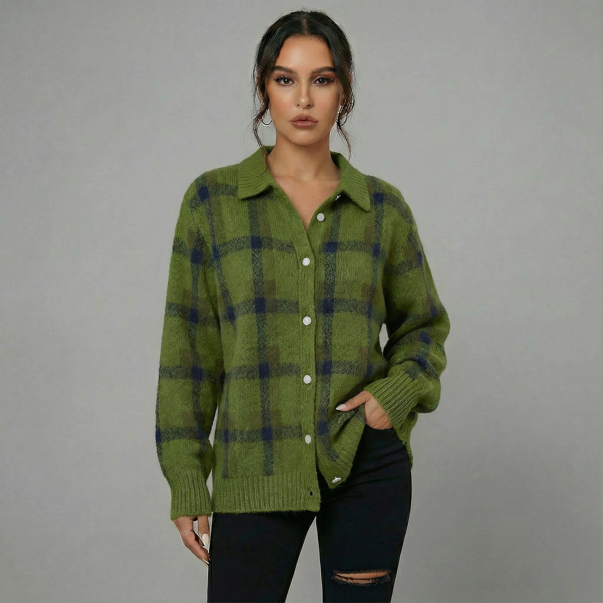 LEANDRA™ | Cárdigan largo elegante