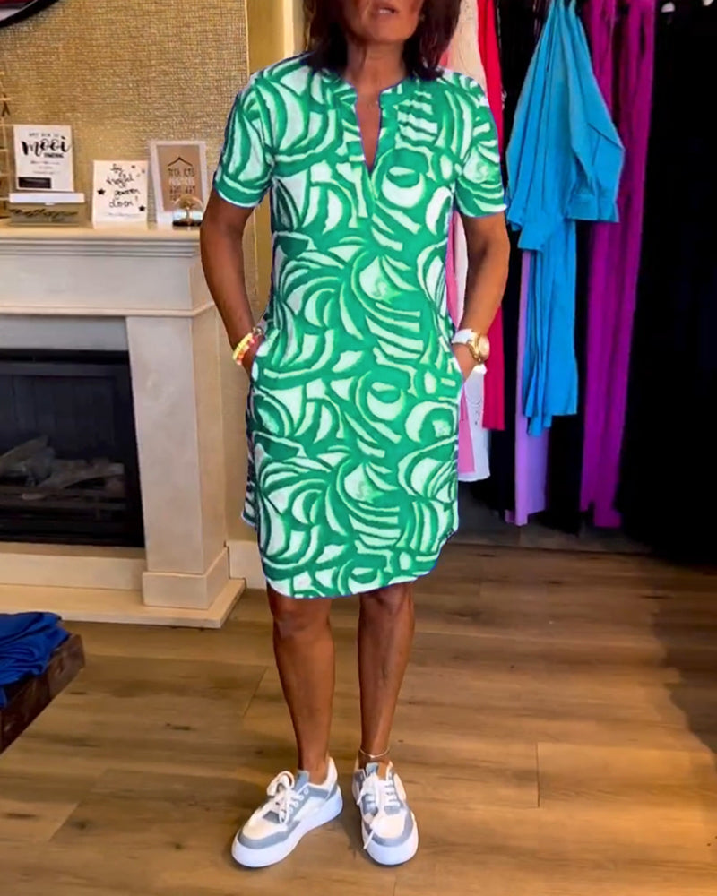 GIULIANA™|ABITO FLUIDO ELEGANTE