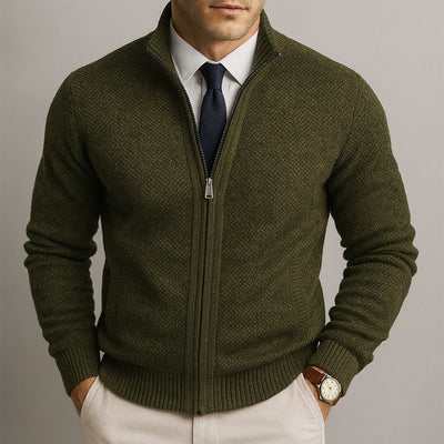 VINCENT™|CARDIGAN ZIP ELEGANTE
