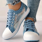 CARO | ELEGANTES ZAPATOS DEPORTIVOS DE MUJER CON DETALLES FLORALES