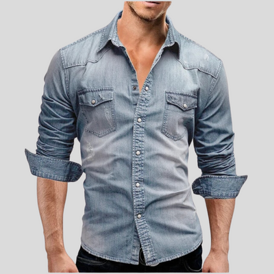 EMILIANO™|CAMICIA DENIM MODERNA