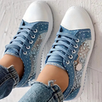 CARO | ELEGANTES ZAPATOS DEPORTIVOS DE MUJER CON DETALLES FLORALES