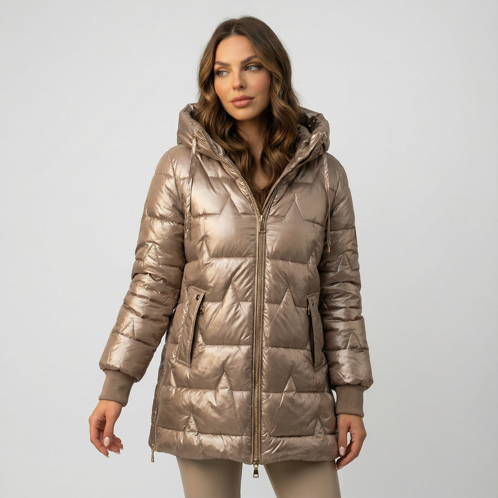 FERRERO™ | Elegante abrigo invernal acolchado