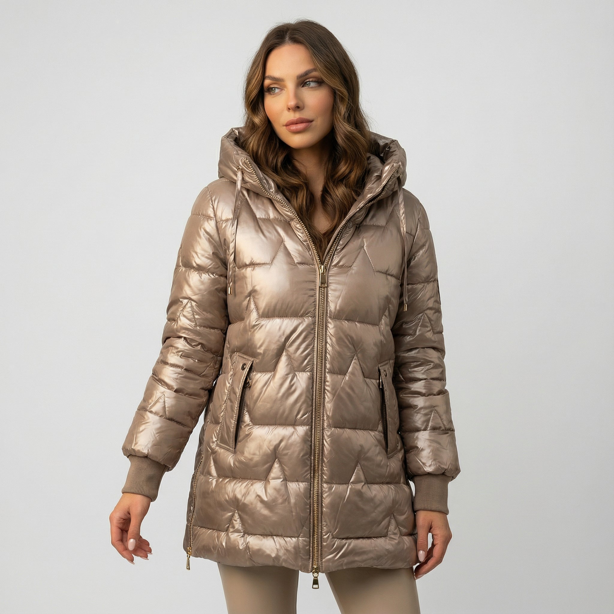 FERRERO™ | Elegante abrigo invernal acolchado