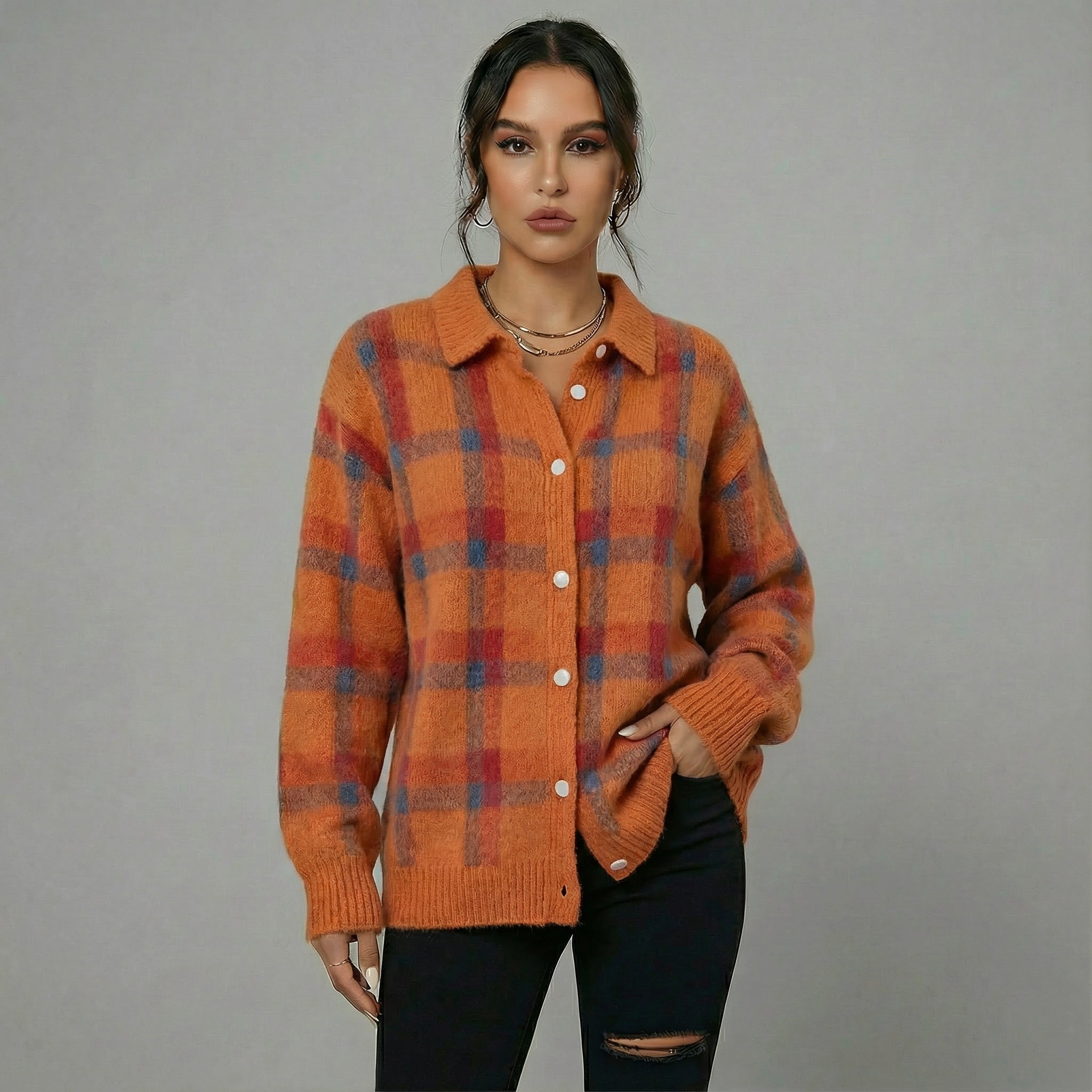 LEANDRA™ | Cárdigan largo elegante