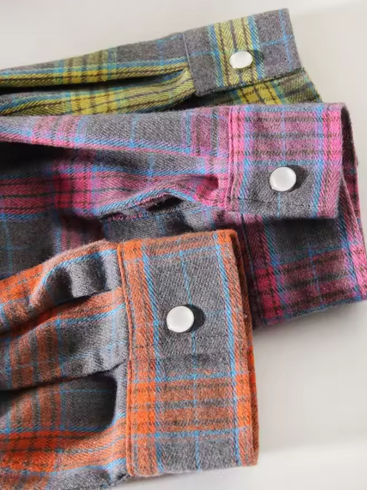 LEANDRA™|CAMICIA A QUADRI OVERSIZE VINTAGE