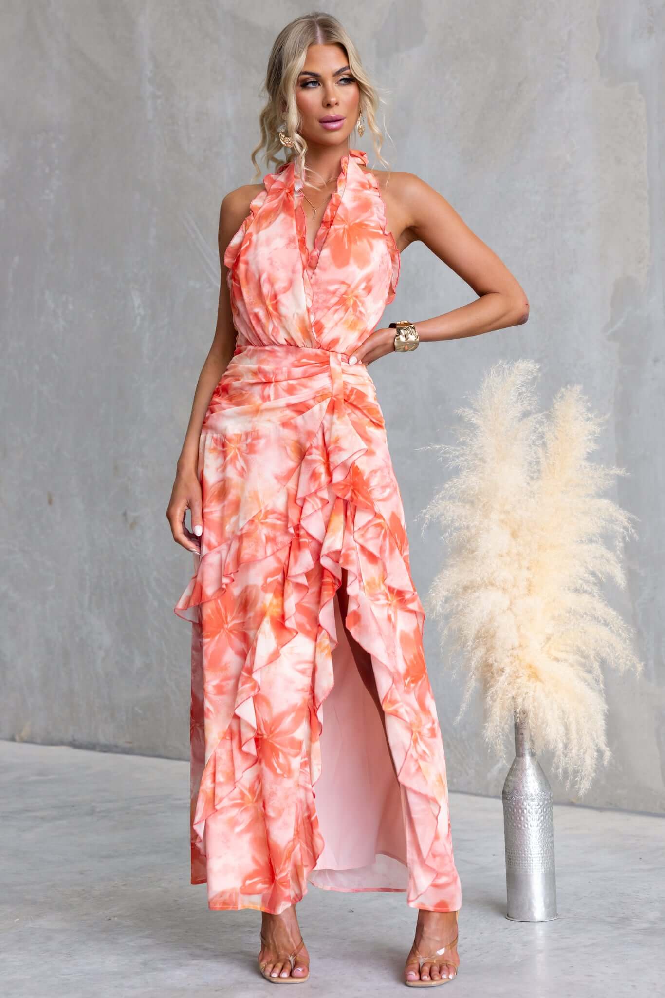 Vestido Andrea™ | Elegancia tropical con movimiento fluido