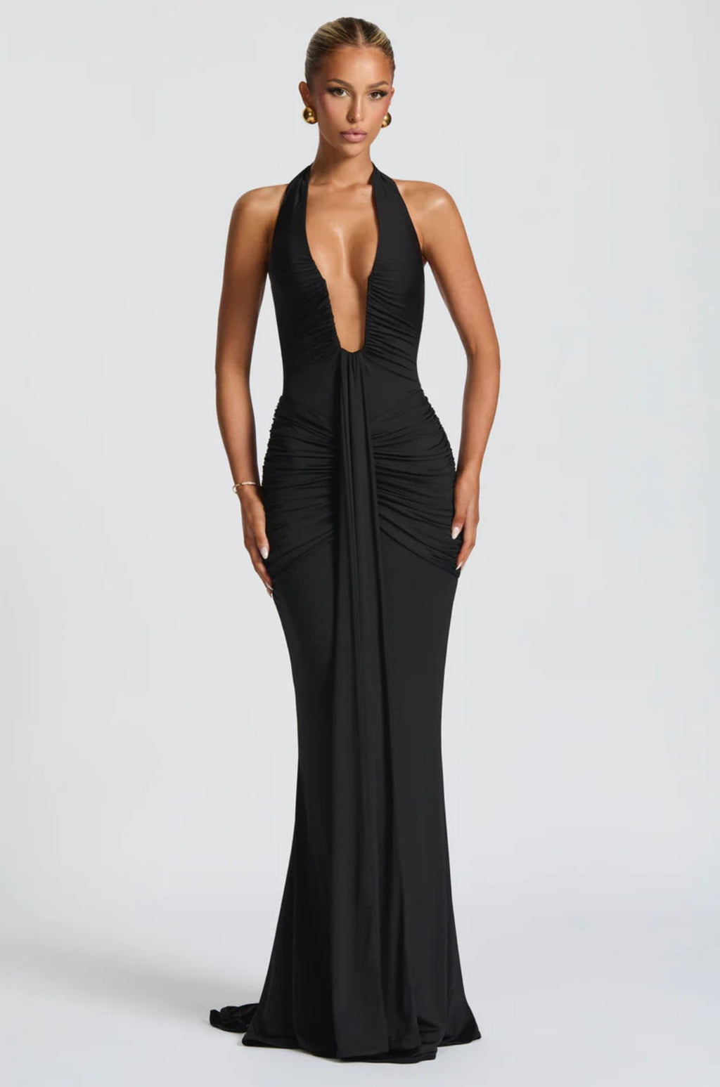Vestido Tatiana™ | Elegancia fluida con escote halter