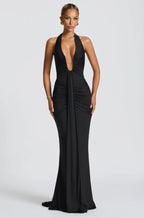 Vestido Tatiana™ | Elegancia fluida con escote halter
