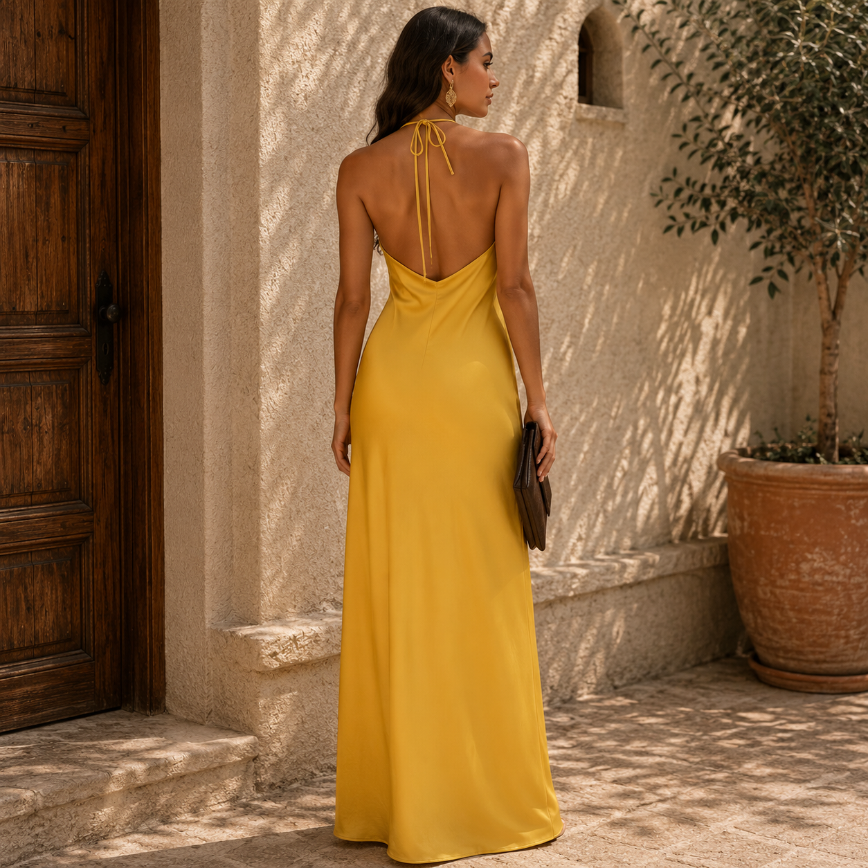 Vestido Margarita™ | Elegancia Solar y Sofisticación Atemporal