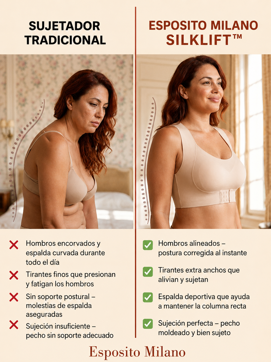 Sujetador SilkLift™ | Sujeción cómoda sin aros y mejora de la postura