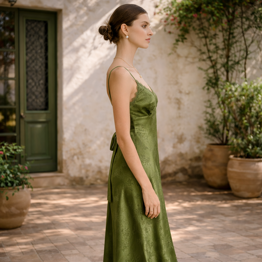 VESTIDO ESMERALDA™ | Sofisticación floral con esencia romántica