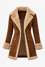 MARTA™ | Abrigo Largo Vintage con Pelaje Sintético