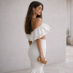 CONJUNTO DOLLY LACE™ | Elegancia romántica con silueta sirena