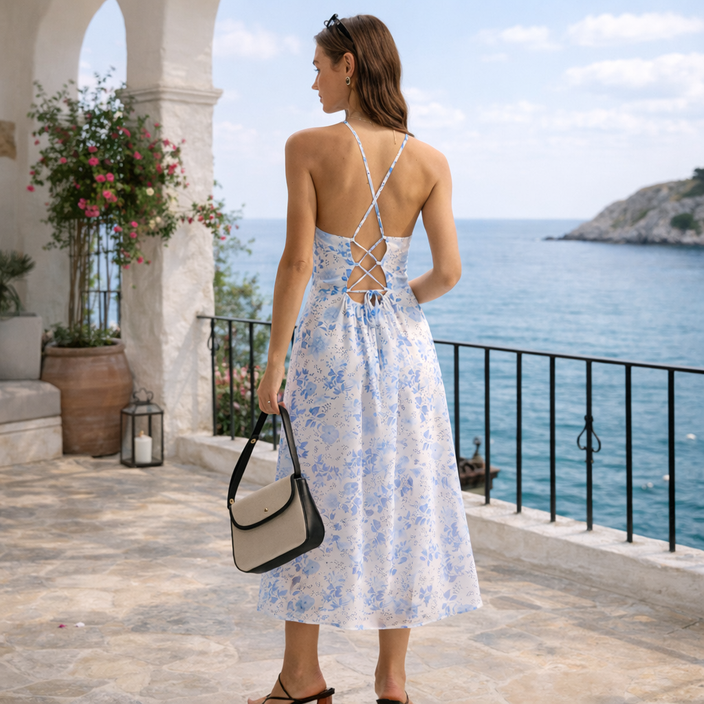 VESTIDO CIELO™  | Frescura floral con esencia mediterránea