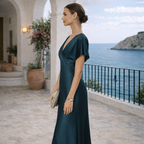 VESTIDO SANTORINI™ | Sofisticación fluida para noches especiales