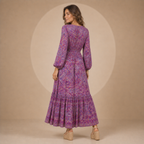 Lucía™ | Vestido Maxi Boho con Estampado Paisley