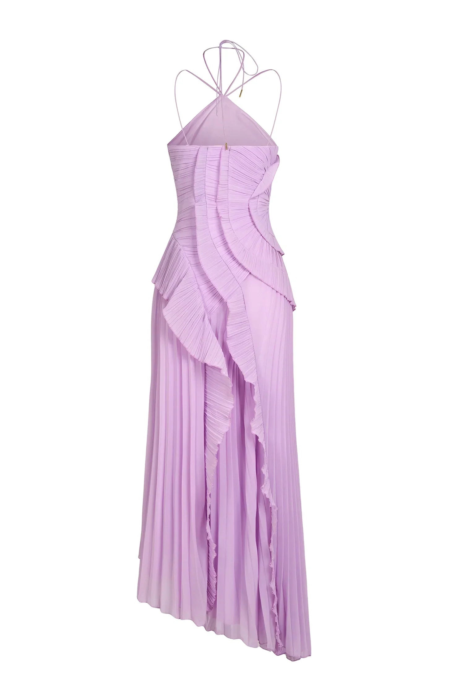 Vestido Lavanda Imperial | Elegancia romántica con movimiento