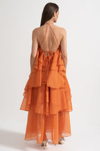 Rocío™ | Vestido Maxi Voluminoso con Volantes