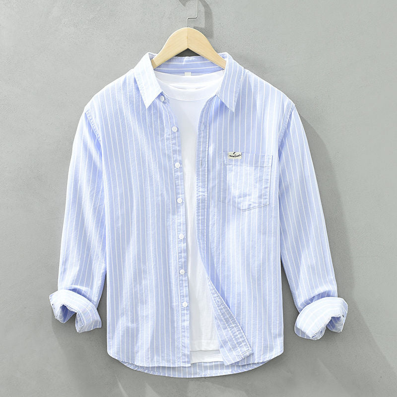 HÉCTOR™  | Camisa de rayas con elegancia versátil