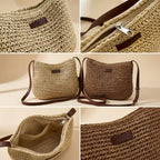 Bolso Bandolera de Rafia Arion