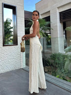 Conjunto Luna™ | Top Halter & Pantalón Fluido