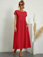 Gabriela™ | Vestido midi fluido de elegancia atemporal