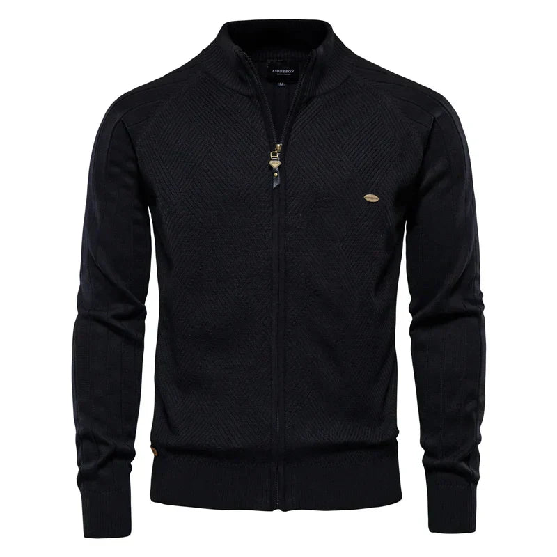NICOLAS™ | Suéter-chaqueta de algodón premium