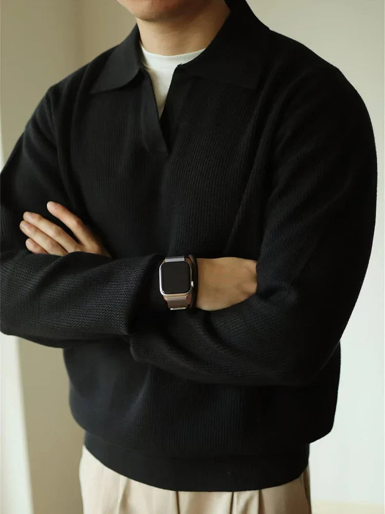 JAVIER™ | Suéter de punto casual