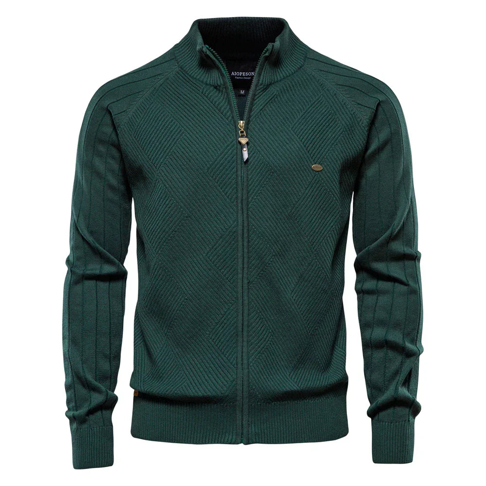 NICOLAS™ | Suéter-chaqueta de algodón premium