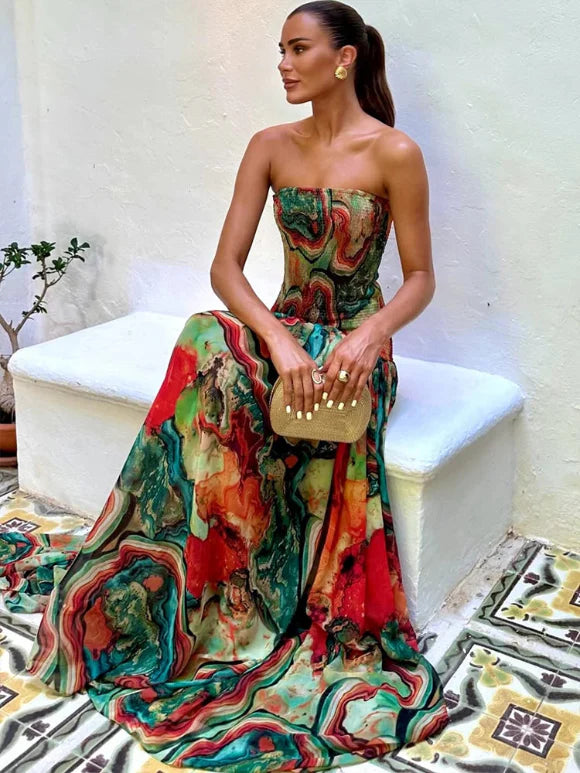 Vestido Marta™ | Elegancia vibrante para momentos especiales