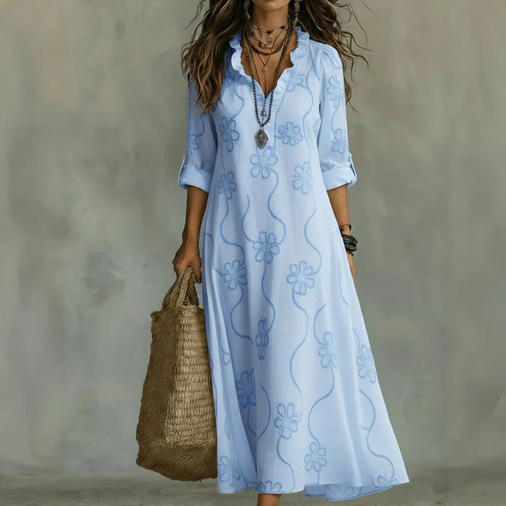 Sienna™ | Vestido largo floral de verano
