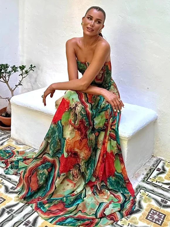 Vestido Marta™ | Elegancia vibrante para momentos especiales