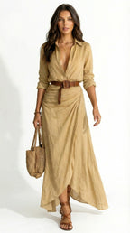Lorena™ | Vestido Elegante Natural y Sofisticado