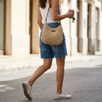 Bolso Bandolera de Rafia Arion
