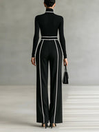 Vera™ | Set elegante con dettagli a contrasto
