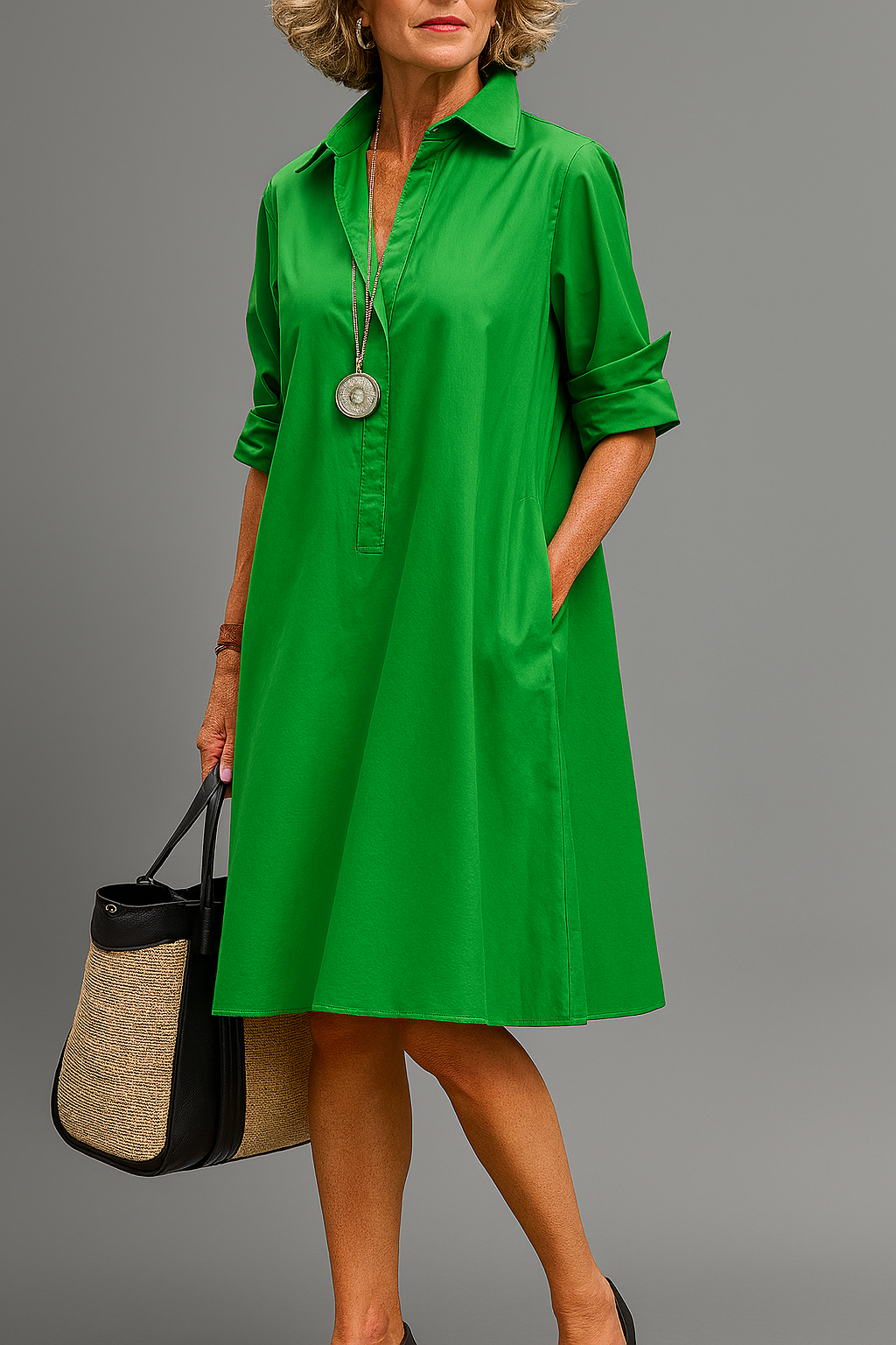Raquel | Vestido midi elegante y refinado