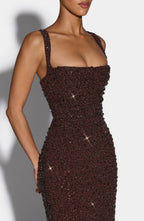 Vestido Conso™ | Brillo sofisticado que esculpe tu silueta