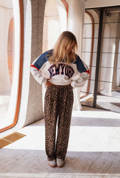 MIRA™ | Pantaloni in Felpa con Stampa Leopardo