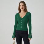 ELISE BELLE™ |Jersey con mangas de encaje