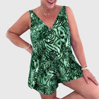 Elena  - Vestido de Baño Elegante con Escote en V