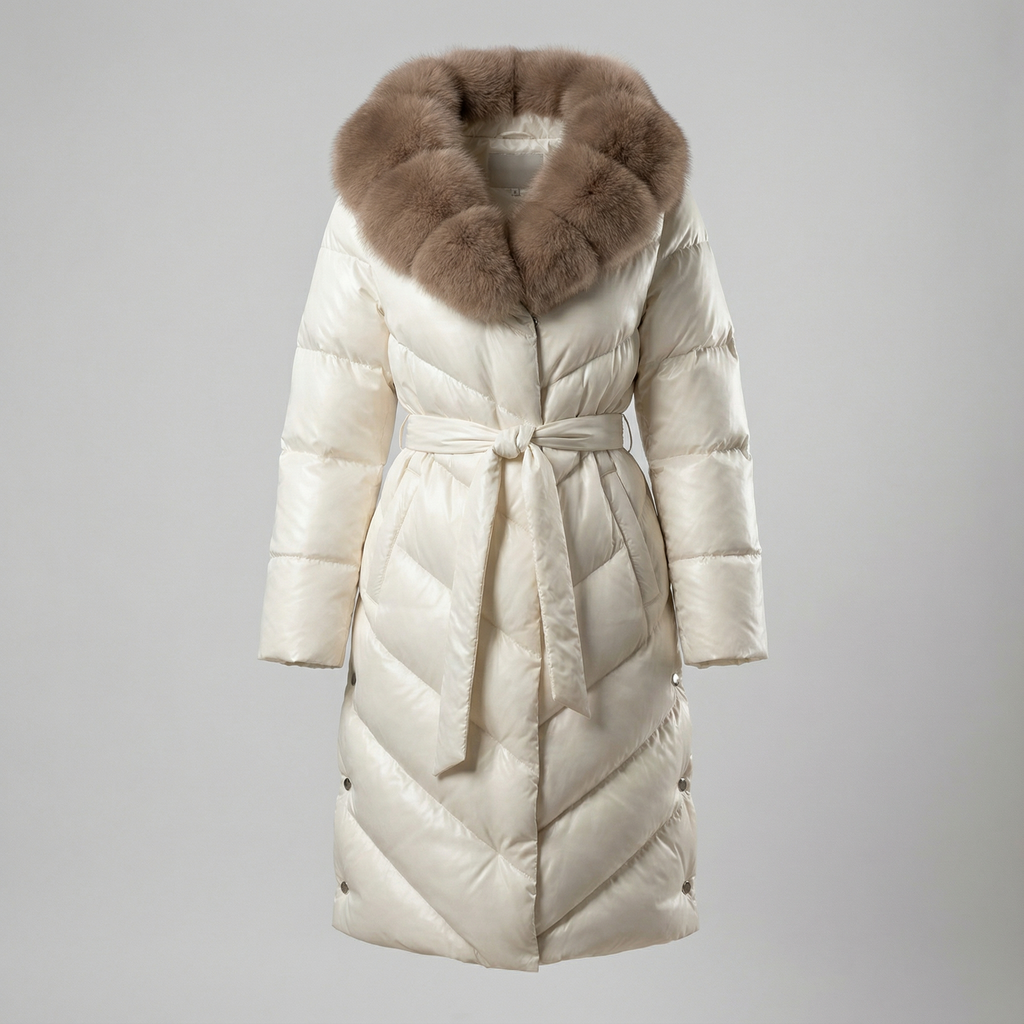 CHRISTINA™ | Elegante chaqueta con cuello de piel sintética