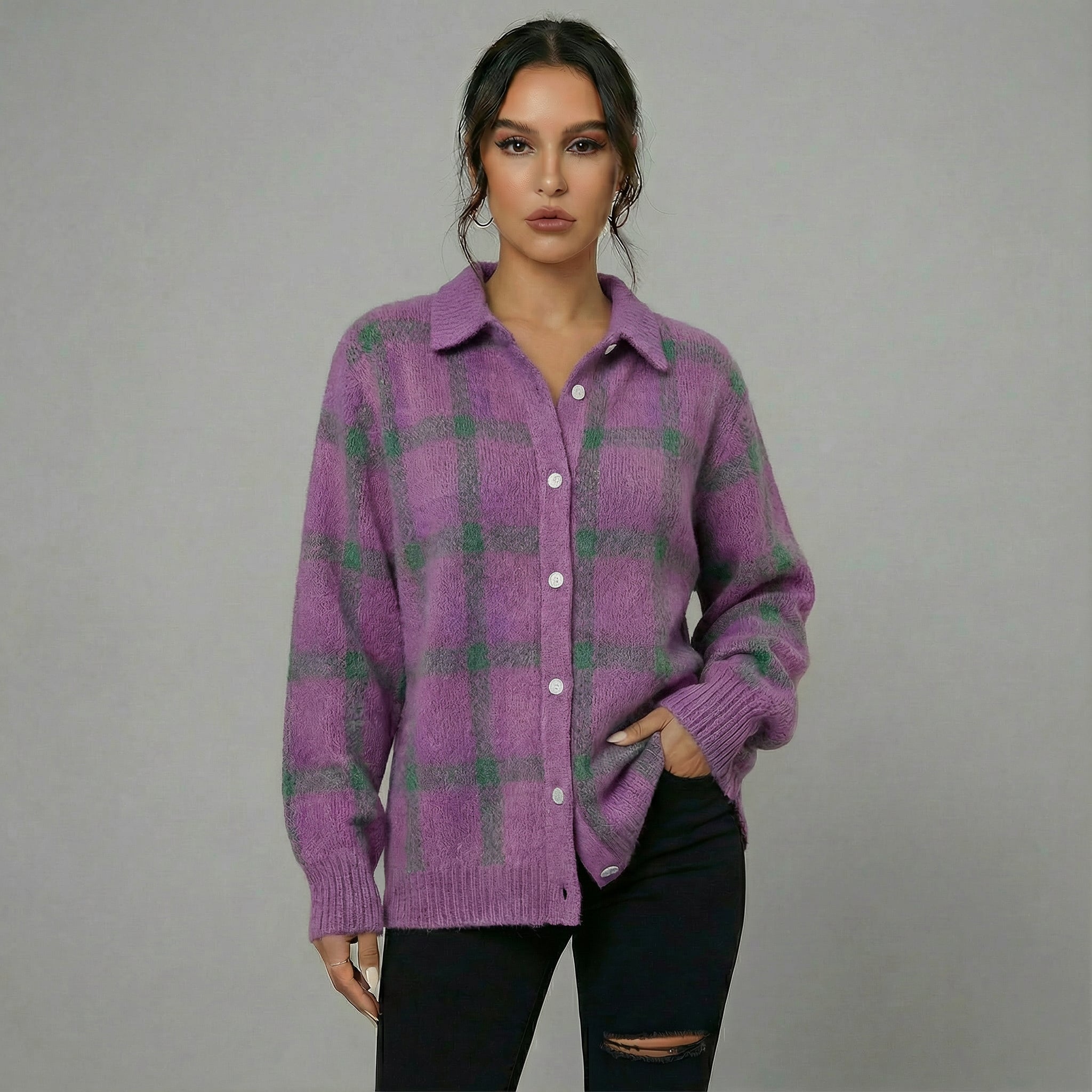 LEANDRA™ | Cárdigan largo elegante