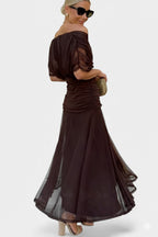 Velora™ | Vestido Floral Largo con Escote en V