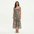 Dalma™ | Vestido Elegante Estampado y Silueta Fluida