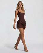 Espe™ | Vestido Mini Estructurado con Efecto Corsé