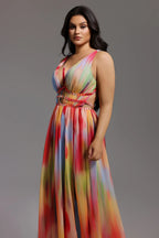 Lara™ | Vestido Multicolor Elegante y Fluido